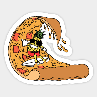 Hawaiian Pizza Sticker